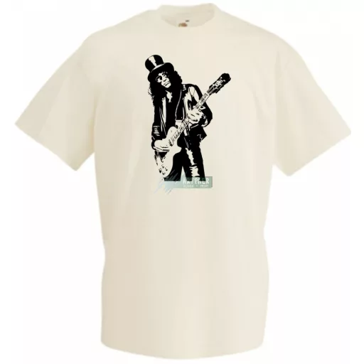 Legendás gitáros Slash férfi rövid ujjú póló