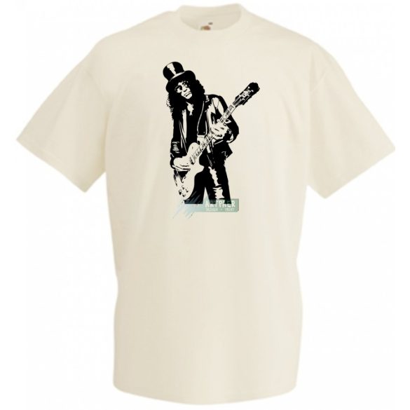 Legendás gitáros Slash férfi rövid ujjú póló