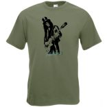 Legendás gitáros Slash férfi rövid ujjú póló