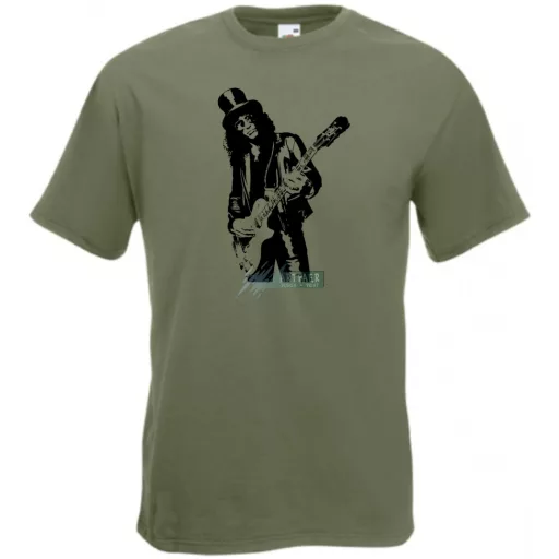 Legendás gitáros Slash férfi rövid ujjú póló