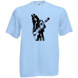 Legendás gitáros Slash férfi rövid ujjú póló