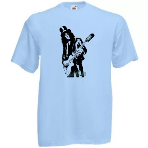 Legendás gitáros Slash férfi rövid ujjú póló