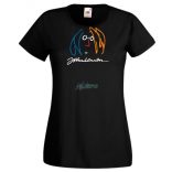 Retro John Lennon női rövid ujjú póló