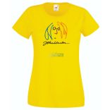 Retro John Lennon női rövid ujjú póló