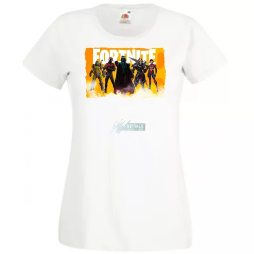 Game fan The Empire -B Hősök - Fortnite stílus női rövid ujjú póló