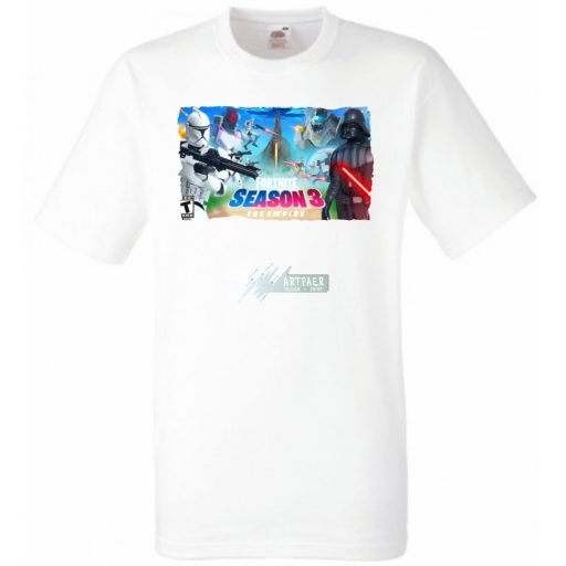 Game fan The Empire -C Hősök - Fortnite stílus gyerek rövid ujjú póló