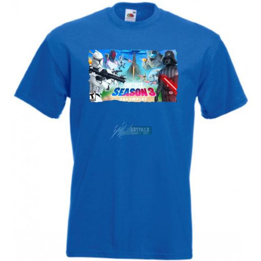 Game fan The Empire -C Hősök - Fortnite stílus gyerek rövid ujjú póló