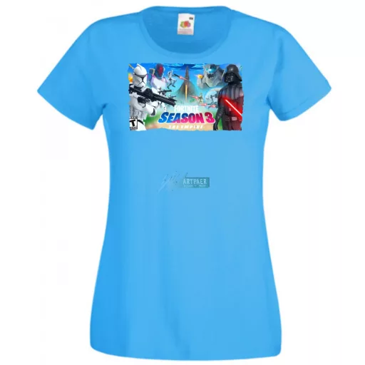 Game fan The Empire -C Hősök - Fortnite stílus női rövid ujjú póló