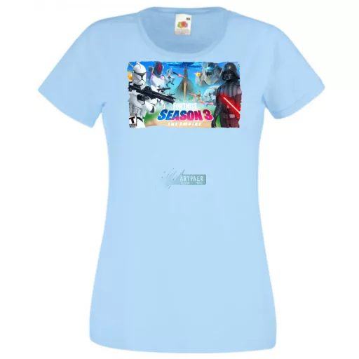 Game fan The Empire -C Hősök - Fortnite stílus női rövid ujjú póló