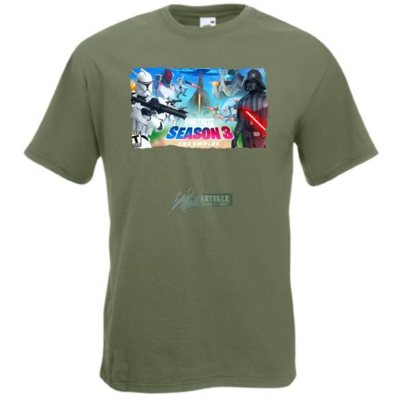 Game fan The Empire -C Hősök - Fortnite stílus férfi rövid ujjú póló