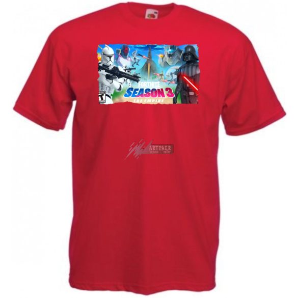 Game fan The Empire -C Hősök - Fortnite stílus férfi rövid ujjú póló
