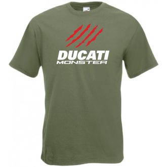 Motor fan Ducati Monster férfi rövid ujjú póló