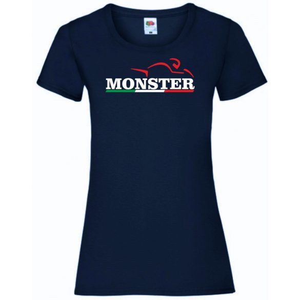 Motor fan Ducati Monster minima női rövid ujjú póló