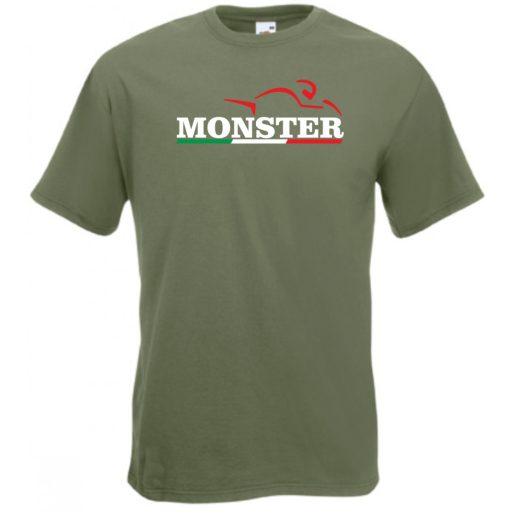 Motor fan Ducati Monster minima férfi rövid ujjú póló