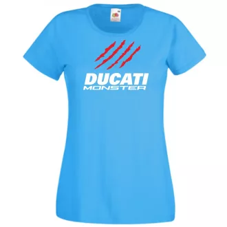 Motor fan Ducati Monster női rövid ujjú póló
