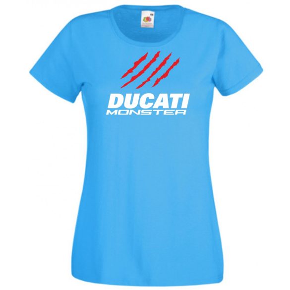 Motor fan Ducati Monster női rövid ujjú póló