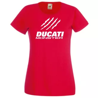 Motor fan Ducati Monster női rövid ujjú póló