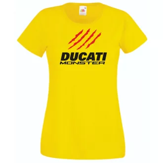 Motor fan Ducati Monster női rövid ujjú póló