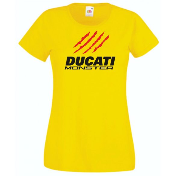 Motor fan Ducati Monster női rövid ujjú póló