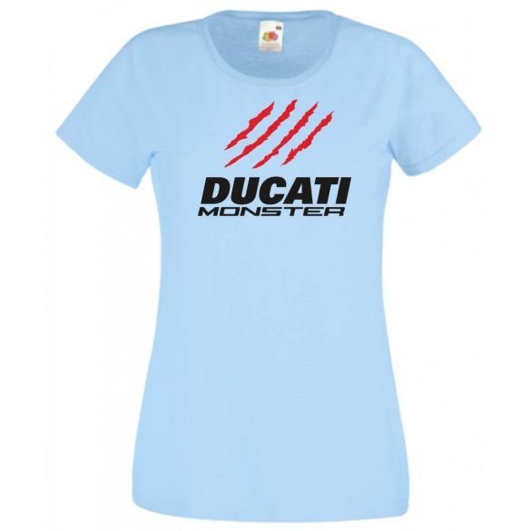 Motor fan Ducati Monster női rövid ujjú póló