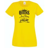 A Királynők Januárban születnek női rövid ujjú póló