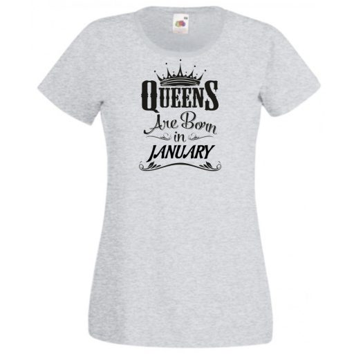 A Királynők Januárban születnek női rövid ujjú póló