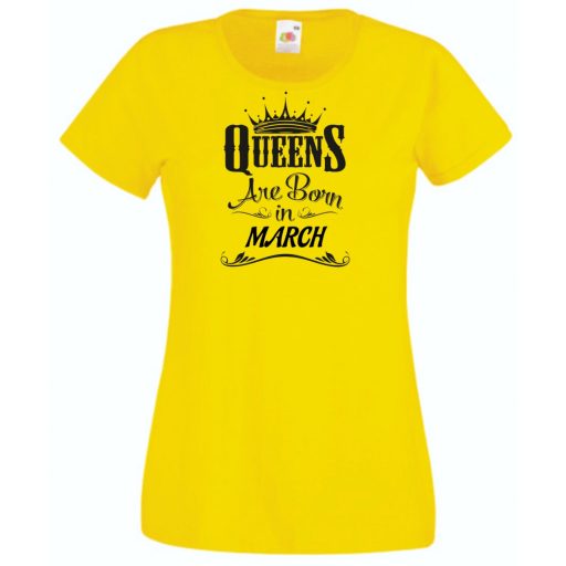 A Királynők Márciusban születnek női rövid ujjú póló