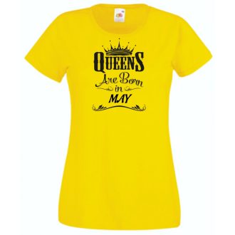 A Királynők Májusban születnek női rövid ujjú póló