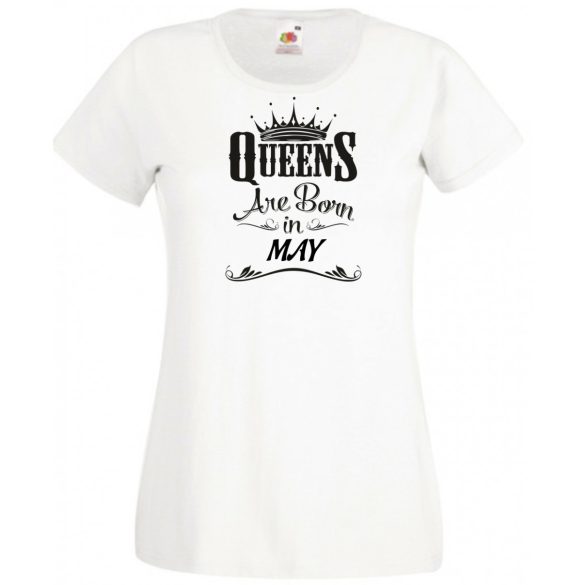 A Királynők Májusban születnek női rövid ujjú póló