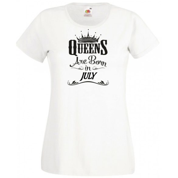 A Királynők Júliusban születnek női rövid ujjú póló