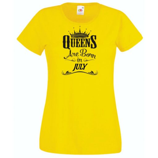 A Királynők Júliusban születnek női rövid ujjú póló