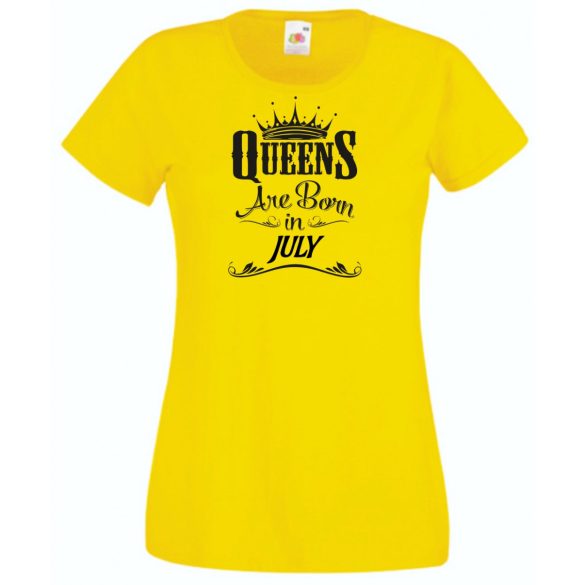 A Királynők Júliusban születnek női rövid ujjú póló