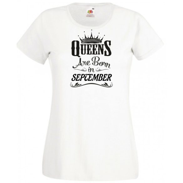A Királynők Szeptemberben születnek női rövid ujjú póló