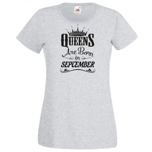 A Királynők Szeptemberben születnek női rövid ujjú póló