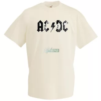 AC DC minima férfi rövid ujjú póló