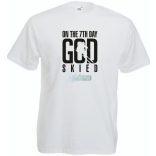 Isten a 7 napon megteremti a sielőt férfi rövid ujjú póló