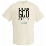 Isten a 7 napon megteremti a sielőt férfi rövid ujjú póló