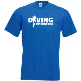 Búvár oktató férfi rövid ujjú póló