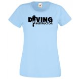 Búvár oktató női rövid ujjú póló