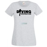 Búvár oktató női rövid ujjú póló