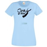 Búvár női rövid ujjú póló