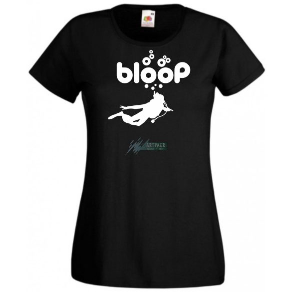 Búvár női rövid ujjú póló