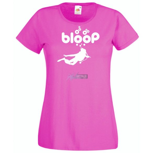 Búvár női rövid ujjú póló