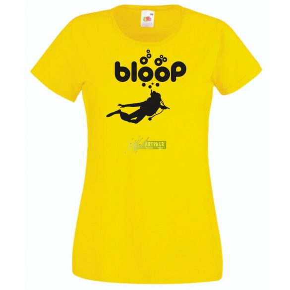 Búvár női rövid ujjú póló