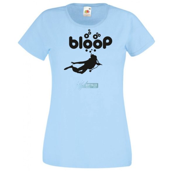 Búvár női rövid ujjú póló