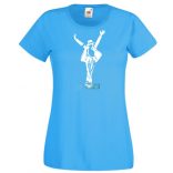 Retro Michael Jackson női rövid ujjú póló