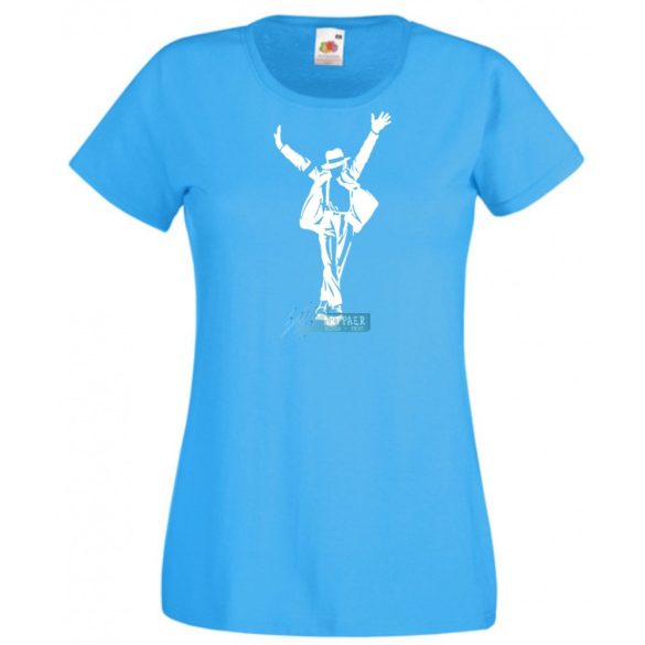 Retro Michael Jackson női rövid ujjú póló