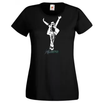 Retro Michael Jackson női rövid ujjú póló