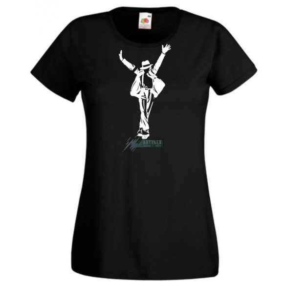 Retro Michael Jackson női rövid ujjú póló