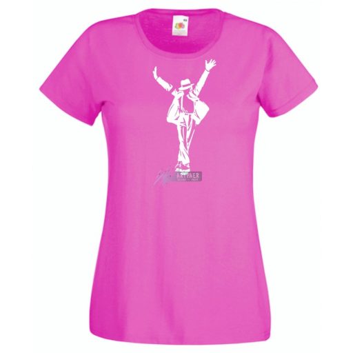 Retro Michael Jackson női rövid ujjú póló